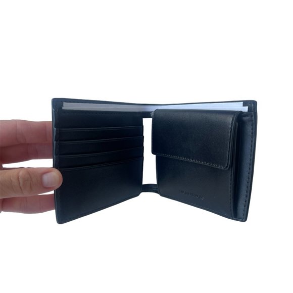 Michael Kors Men Cooper Logo Billfold Wallet With Coin Pouch MK print Brown - Picture 4 of 8